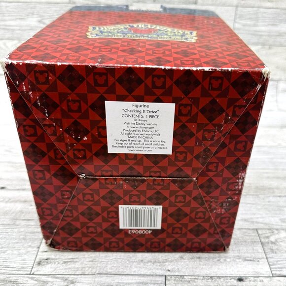 Disney Traditions Jim Shore CHECKING IT TWICE Mickey & Santa #4008063 Figurine - Picture 10 of 11